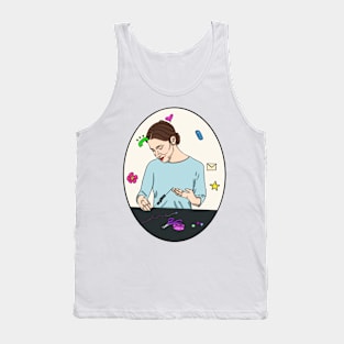 Attention deficit corporate girly Tank Top